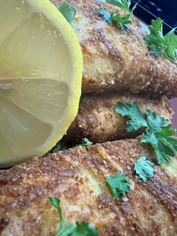 Easy Weeknight Air Fried Fish & Chips
