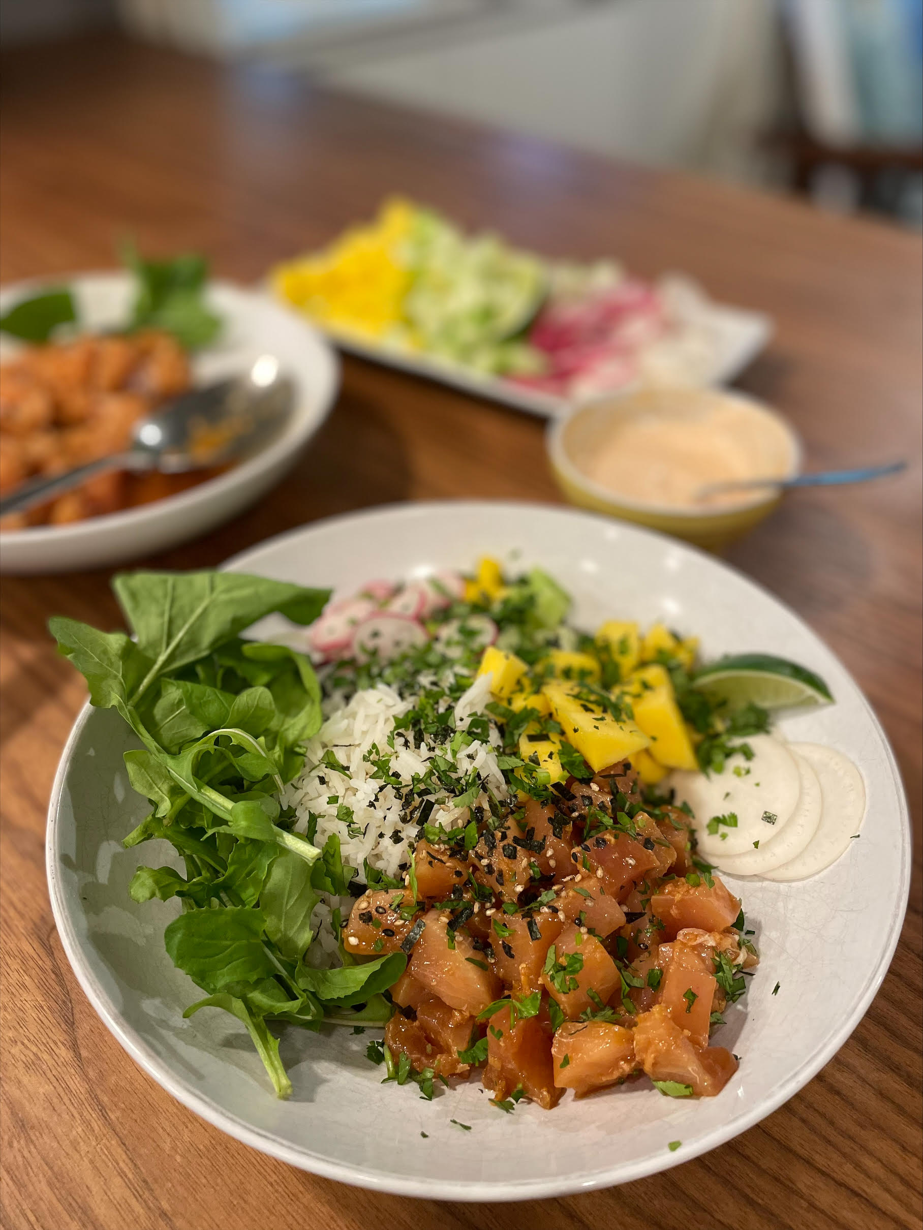 Albacore Tuna Poké Bowls